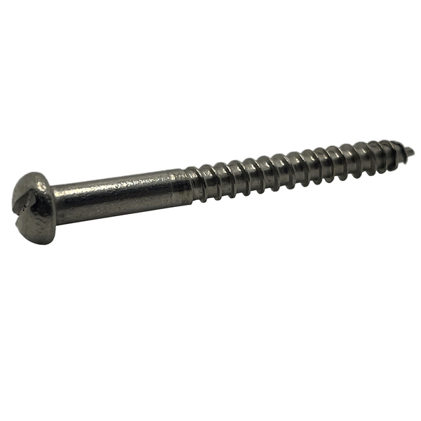 A0280120132RZ 10 X 1-1/2 ROUND HEAD  WOOD SCREW ZINC